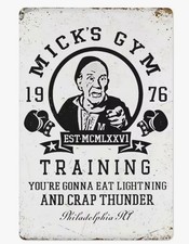 Mick's Gym Rocky Movie Metal