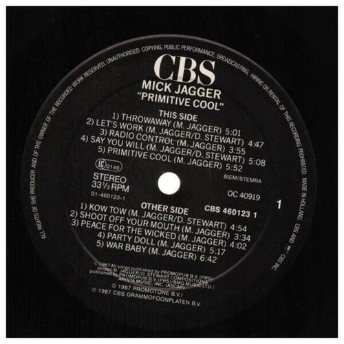 Mick jagger primitive - jagger, cool